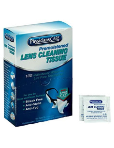 Toallitas de Limpieza de Lentes PhysiciansCare 100 Paquetes
