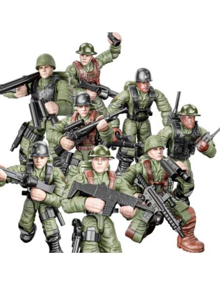 Conjunto de Figuras de Acción Militares 8 PCS DOUBLEEAGLE
