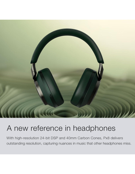Auriculares Inalámbricos Bowers & Wilkins Px8, Negro, 30h Batería
