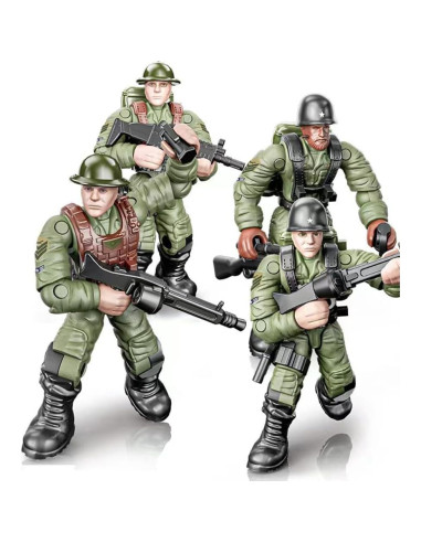 Conjunto de Figuras de Acción Militares 8 PCS DOUBLEEAGLE