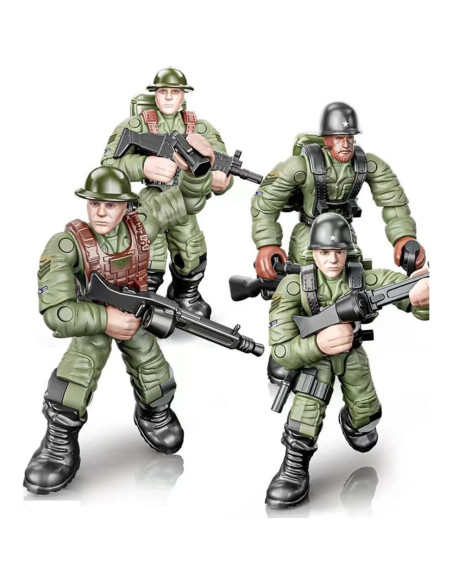 Conjunto de Figuras de Acción Militares 8 PCS DOUBLEEAGLE