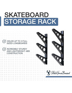 Soporte de Almacenamiento para Skateboard StoreYourBoard Trifecta 2
