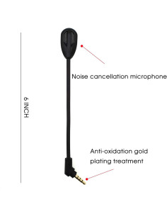 Micrófono de Reemplazo 3.5mm para HyperX Cloud Flight S 2
