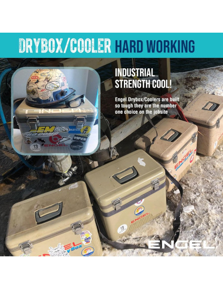 Cooler ENGEL 13qt Hermético a Prueba de Fugas - 12.3L