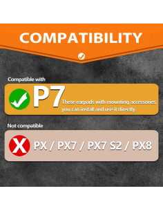 Almohadillas de Reemplazo TRANSTEK para Auriculares P7 - Malla Transpirable 2