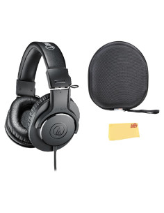 Auriculares de Monitoreo Audio-Technica ATH-M20x Negro con Estuche