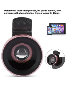 Lente de Cámara Profesional CUIFATI 12.5X Macro y 0.45X Gran Angular 2