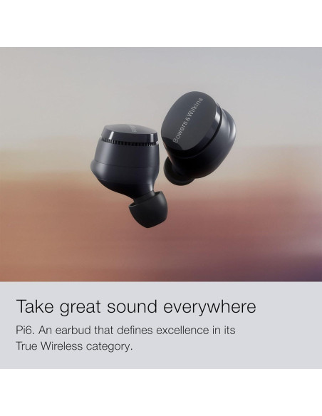 Auriculares Inalámbricos Bowers & Wilkins Pi6 - Gris Nube