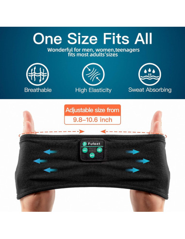 Auriculares para dormir Bluetooth Fulext - Banda deportiva HD