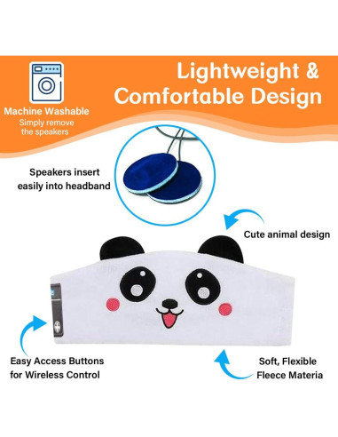 Auriculares Inalámbricos para Niños RBFSAH Oso con Volumen Limitado