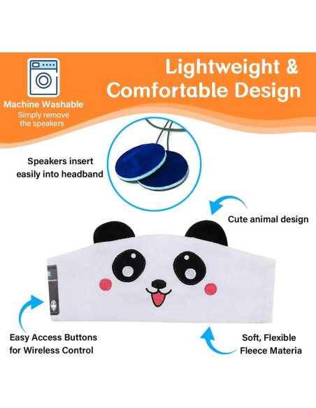 Auriculares Inalámbricos para Niños RBFSAH Oso con Volumen Limitado
