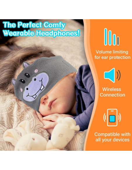 Auriculares Inalámbricos para Niños RBFSAH Oso con Volumen Limitado