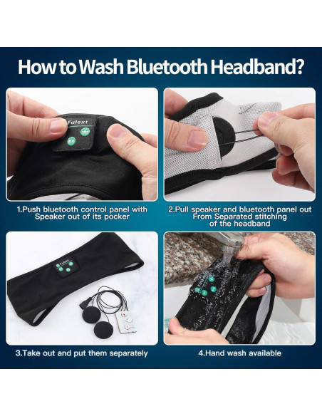 Auriculares para dormir Bluetooth Fulext - Banda deportiva HD