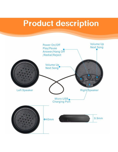 Auriculares Inalámbricos para Niños RBFSAH Oso con Volumen Limitado