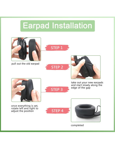 Almohadillas de Reemplazo Skullcandy Crusher EVO - Espuma de Memoria