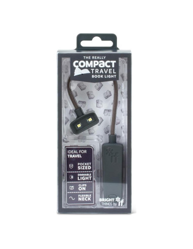 Luz de Libro Compacta If - Gris, 3 Niveles de Brillo