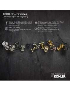 Codo de Suministro Kohler 98351-BL con Válvula de Retención 2