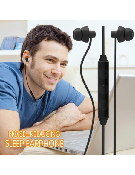 Auriculares In-Ear MAXROCK con Aislamiento de Ruido - Negro