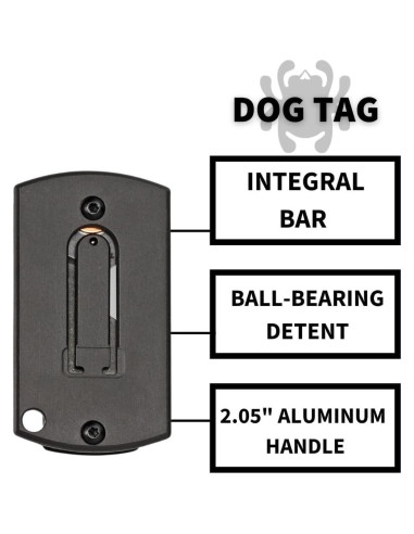 Cuchillo Plegable Spyderco Dog Tag Gen 4 Aluminio 3.0 cm