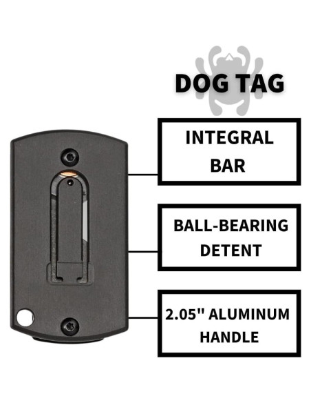 Cuchillo Plegable Spyderco Dog Tag Gen 4 Aluminio 3.0 cm