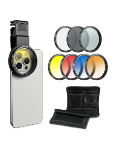 Kit de Filtros APEXEL 58mm para Teléfono Móvil - 7 Pcs