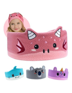 Auriculares Inalámbricos y con Cable Bandou 2.0 para Niños - Ajuste Cómodo y Volumen Seguro - Ember The Dragon