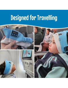 Auriculares Inalámbricos y con Cable Bandou 2.0 para Niños - Ajuste Cómodo y Volumen Seguro - Ember The Dragon 2