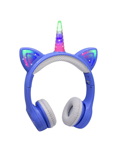 Auriculares Bluetooth Inalámbricos Yusonic Unicornio Azul 15h