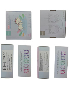 Auriculares Bluetooth Inalámbricos Yusonic Unicornio Azul 15h 2