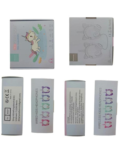 Auriculares Bluetooth Inalámbricos Yusonic Unicornio Azul 15h