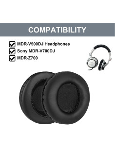 Almohadillas de Repuesto Auoneday para Auriculares Sony MDR-V700 2