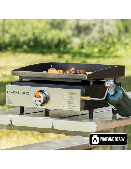 Plancha de Mesa Blackstone 17" Acero Inoxidable Portátil