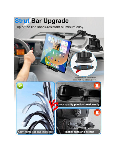 Soporte para Tableta de Techo Kolasels - Ajustable 360 para iPad