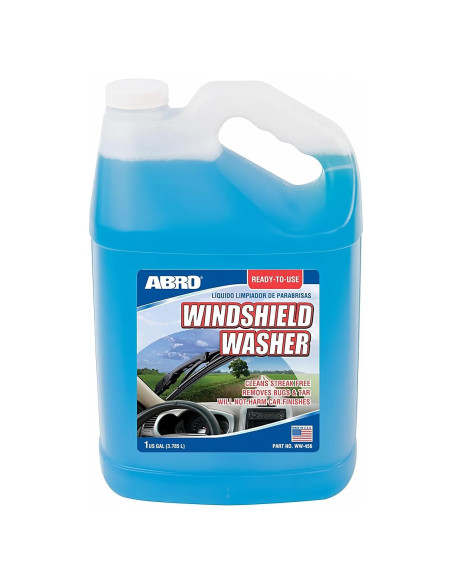 Líquido Limpiaparabrisas ABRO 3.78L Listo para Usar 2-en-1
