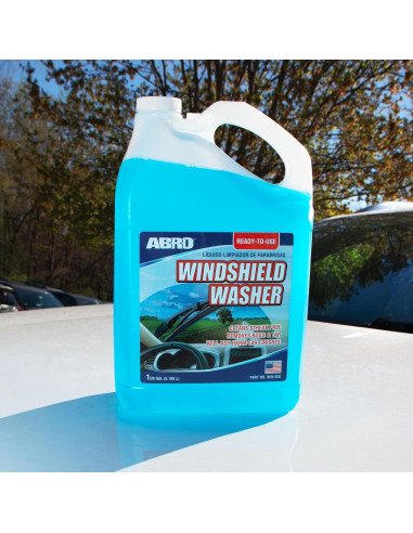 Líquido Limpiaparabrisas ABRO 3.78L Listo para Usar 2-en-1
