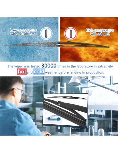 Limpiaparabrisas RV MYEONGD 40" Alta Resistencia + 20 Tabletas