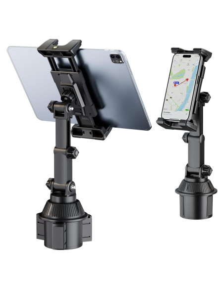 Soporte para Tablet en Portavasos OHLPRO, Ajustable 5-13"