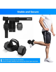 Correa de Entrenador Tibial Bilbear Ajustable para Mancuernas 2