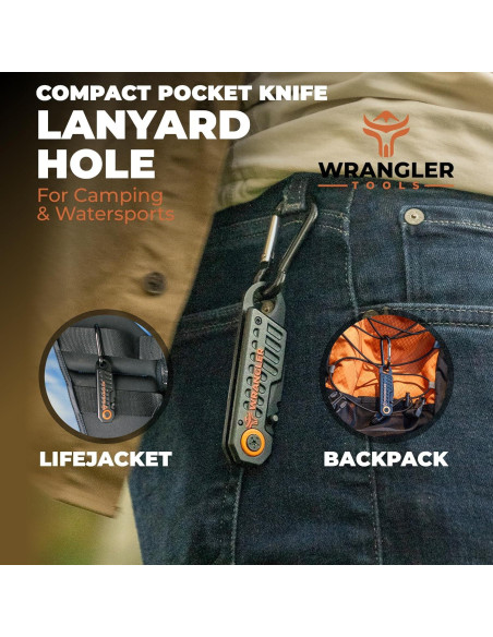 Cuchillos de Bolsillo Compactos Wrangler Tools 2-Pack EDC