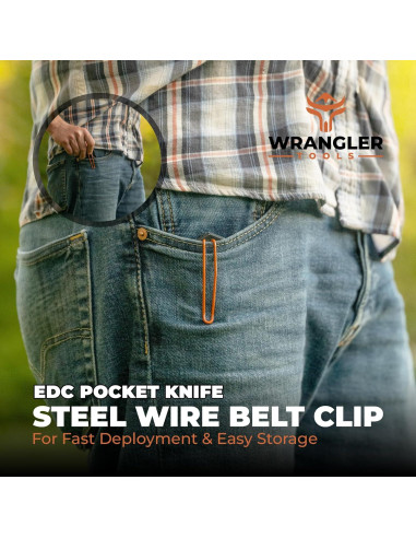 Cuchillos de Bolsillo Compactos Wrangler Tools 2-Pack EDC