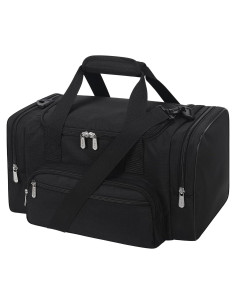 Bolsa de viaje pequeña Yokelly 43 cm negra para gimnasio y deporte