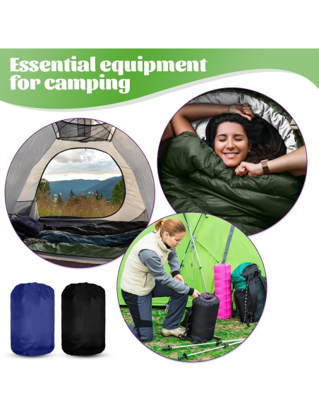 Paquete de 6 Sacos de Dormir Macarrie 4 Estaciones 210x75cm