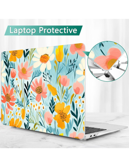 Funda Dura May Chen para MacBook Air 13" Retina 2021-2018 Floral