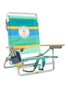 Silla de Playa Plegable Tommy Bahama 5 Posiciones con Cooler