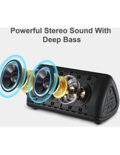 Altavoz Inalámbrico Prosonic BT3 10W Bluetooth 5.0 IPX5 2