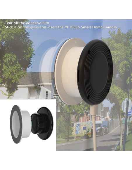 Soporte de Ventana Teccle para Cámara Yi Home - Paquete de 2