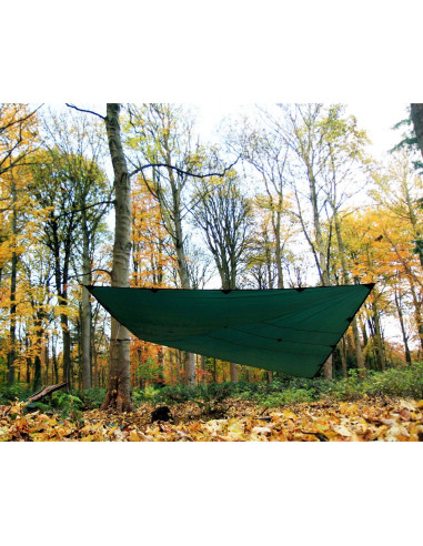 DD Hammocks Tarp 4x4 Verde Oliva - Lona Impermeable 4m x 4m