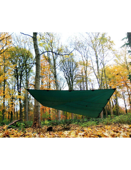 DD Hammocks Tarp 4x4 Verde Oliva - Lona Impermeable 4m x 4m