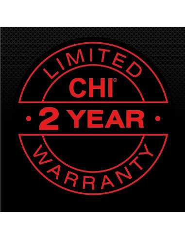 Plancha Mini de Vapor CHI 1000W Cerámica Titanio Negro