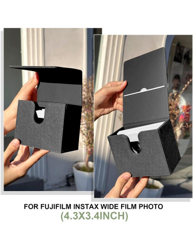 Estuche CAIYOULE para Fotos Instantáneas Fujifilm y Polaroid